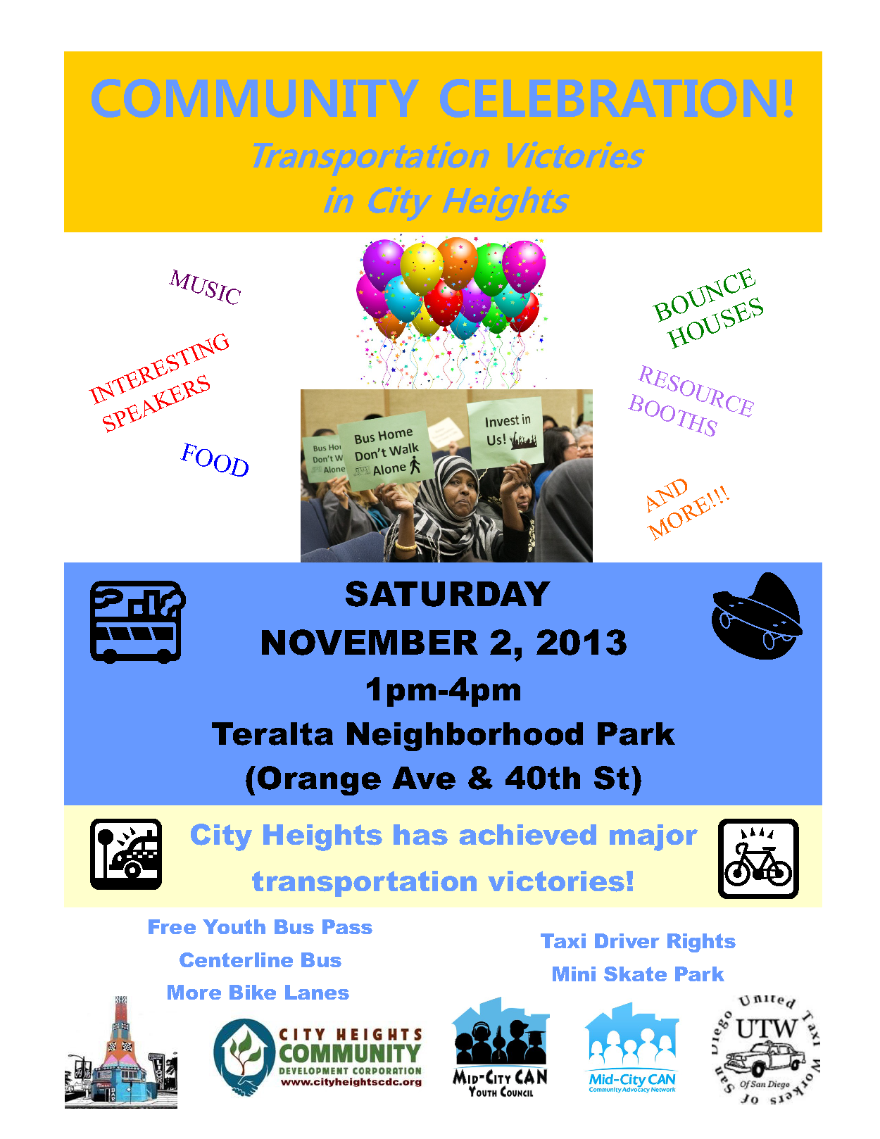 Community Celebration Flyer